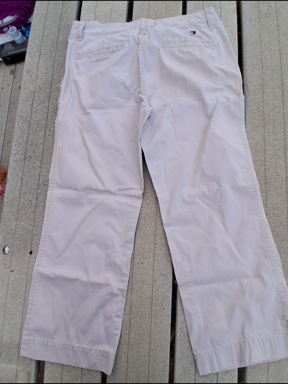 Tommy Hilfiger Khaki  Cotton Chinos